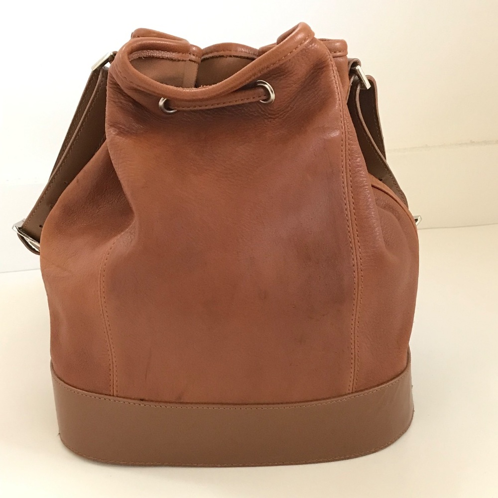 WILSONS Leather Bucket Bag Tan Shoulder Bag - Picture 3 of 16